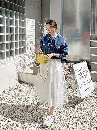 Sarah 短款牛仔夹克