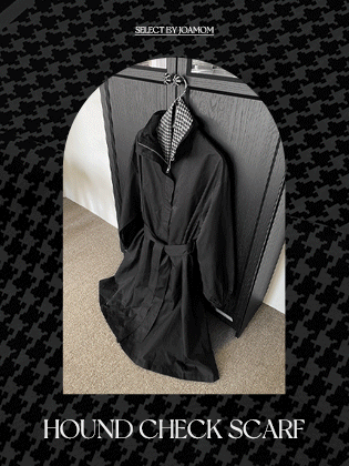 猎犬格纹钻石围巾