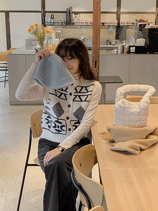 Picto 圆形针织背心