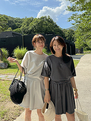 花园休闲裤套装