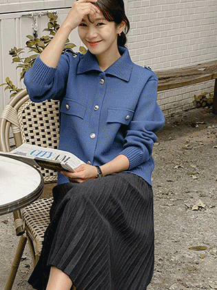 Lovett 肩章针织开衫