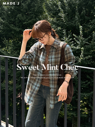 [MADE] 薄荷巧克力格纹衬衫