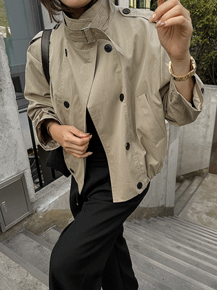 Gino Trench 蓝色夹克 