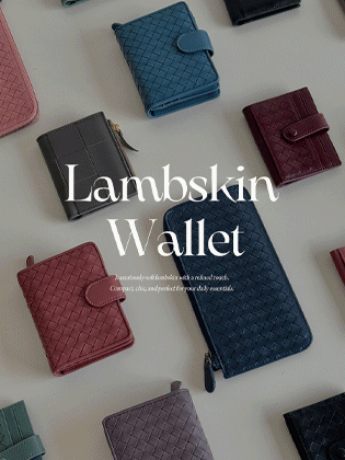 Bottega-métique 小羊皮钱包（4 种）