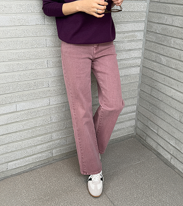 中性染色半宽裤