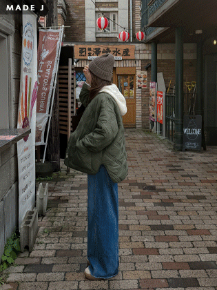 [MADE] 斜方形绗缝毛衣