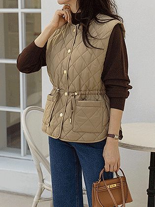 Rene Pearl 细绳衬垫背心 