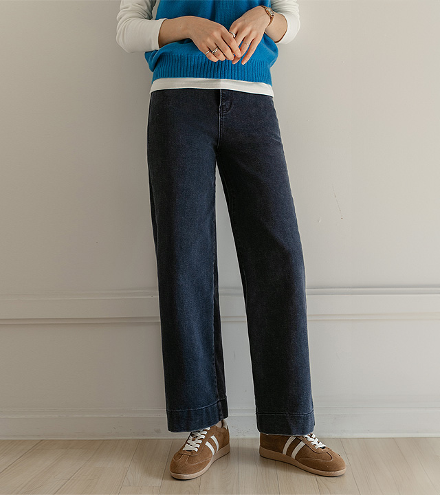 [MADE] 心形拉绒阔腿裤