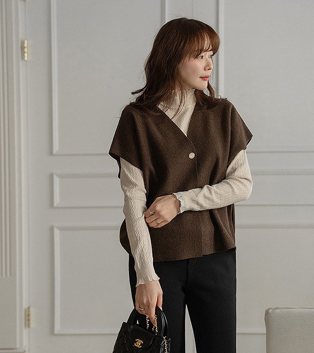 Yumer羊毛针织背心