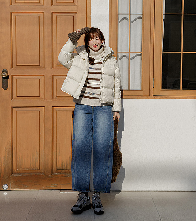 康奈利连帽鸭绒填充物