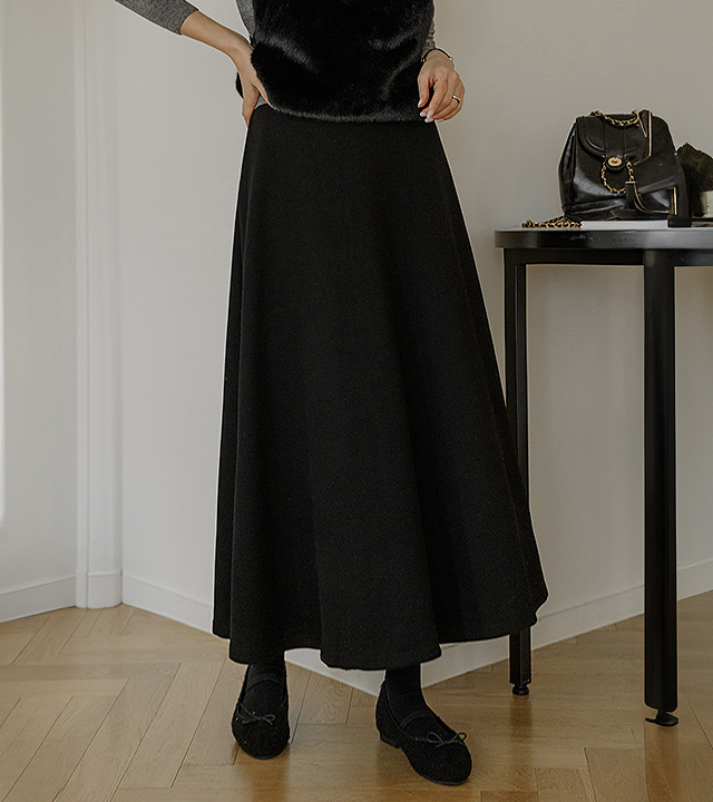 Roa Mink Flare Skirt 