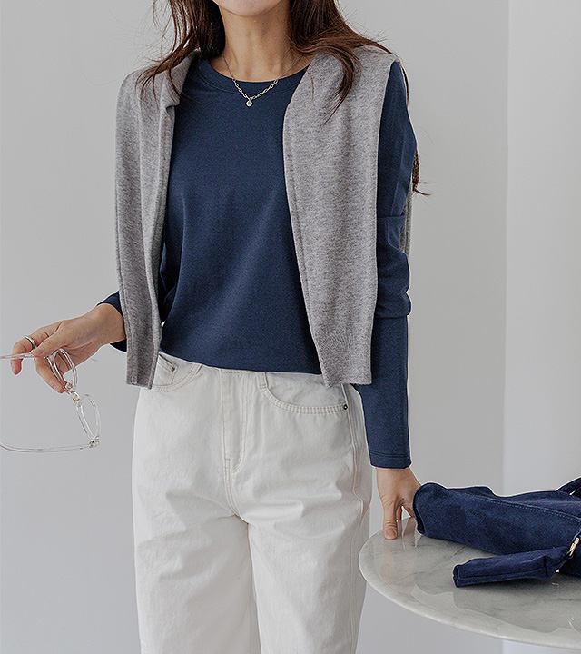 [MADE] 柔滑莫代尔长袖T恤