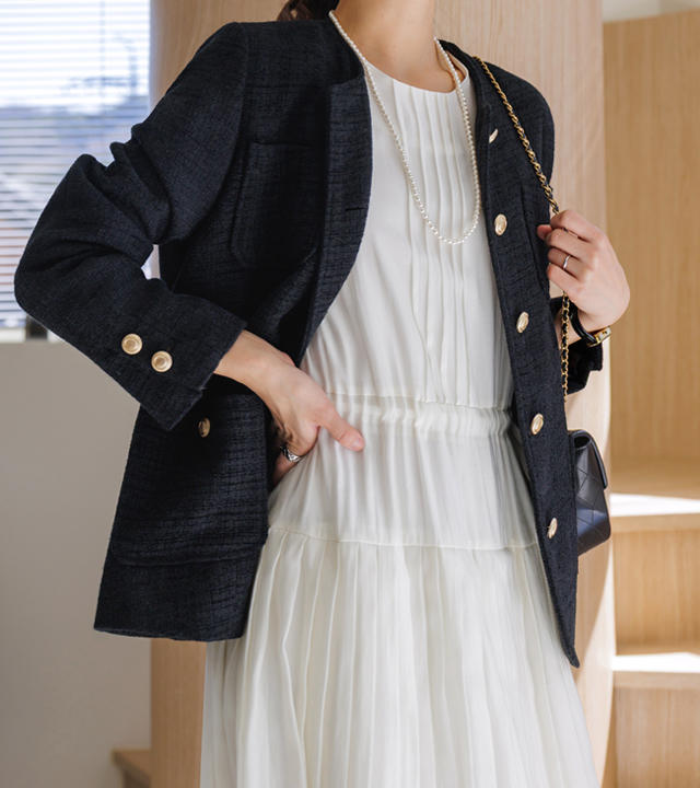 [MADE] Blanche 斜纹软呢夹克