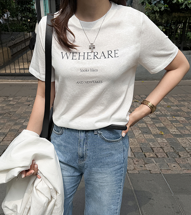 Wearre 字母短袖T恤