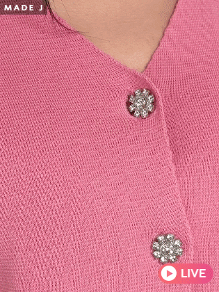 [MADE] Lare珠宝针织开衫