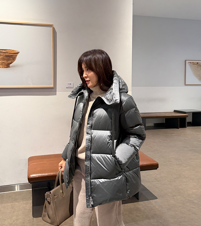 Max Down 半垫套头衫