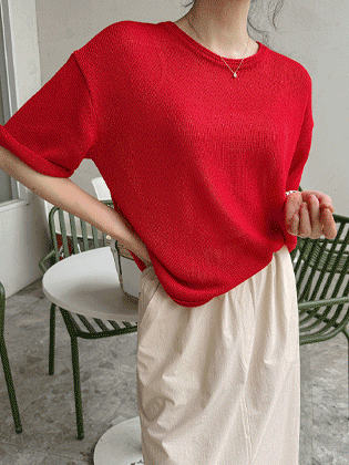 Marimong 亚麻五部分针织