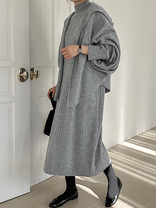 水手黄貂鱼合身针织开衫