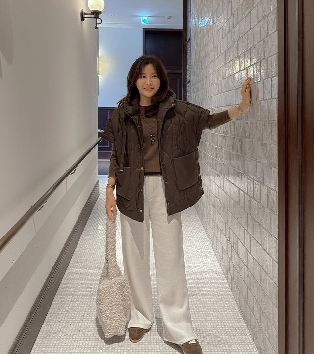 立方体斗篷式加厚背心