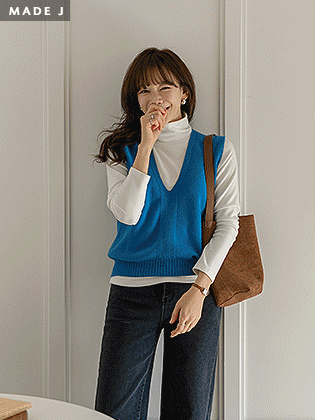 【MADE】100%纯羊毛针织背心