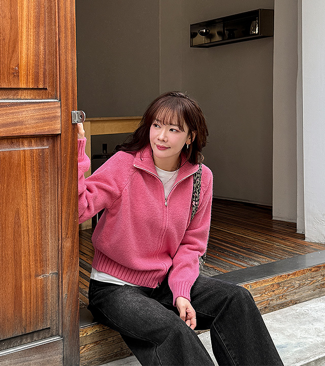 Anib 拉链针织开衫