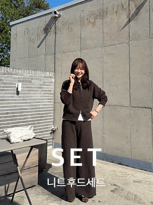 休闲拉链羊毛针织套装