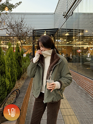 双面可穿的皮草外套