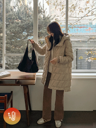 阴唇连帽鸭绒垫