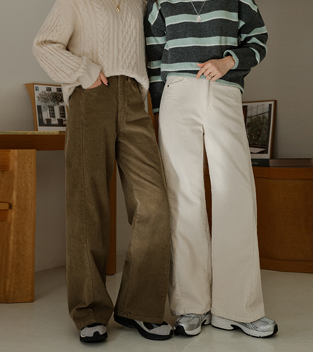 [MADE] 城市灯芯绒阔腿裤 