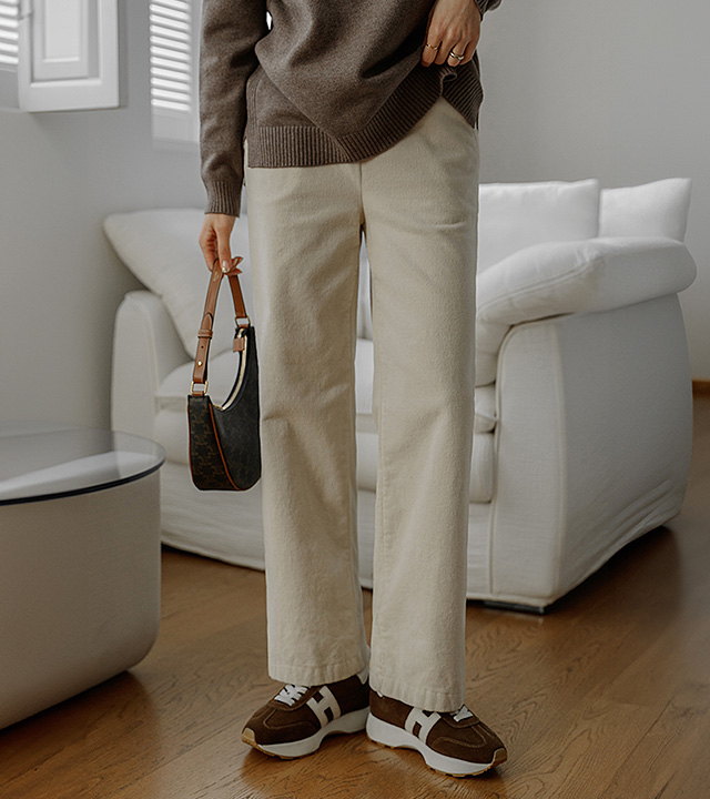 【MADE】舒适灯芯绒阔腿裤