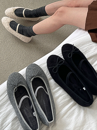 艾拉·伍尔高腰玛丽珍平底鞋 