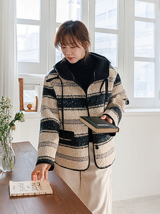 Cohi 搭扣连帽夹克