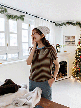 雪绒贴片短袖T恤