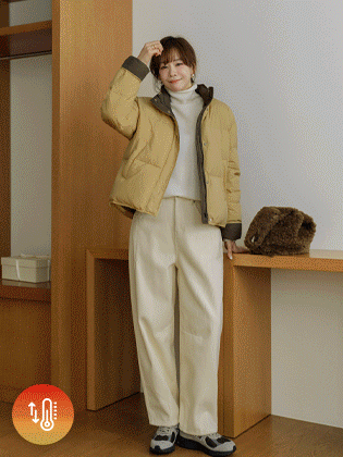 Heating Curve Fit 灯芯绒抓绒裤 