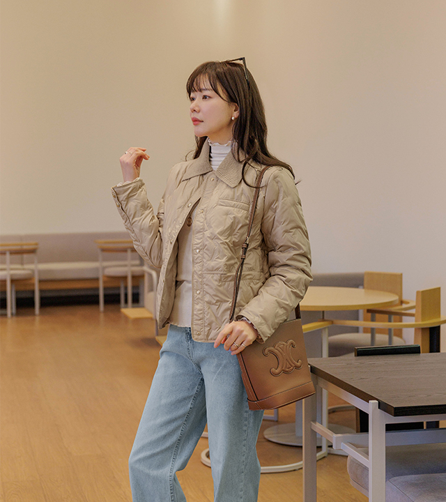 Celine鸭绒填充外套 