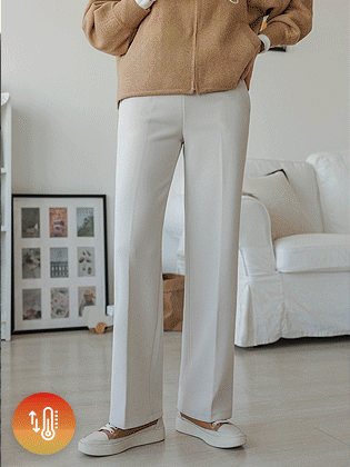 Miyu 隐藏式绑带抓绒裤 