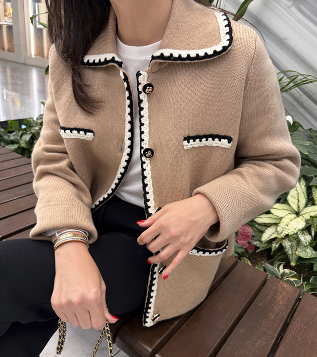 Jenna Tweed 羊毛针织外套