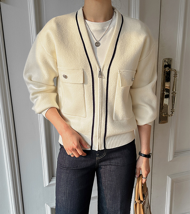 Saint Line 拉链开衫