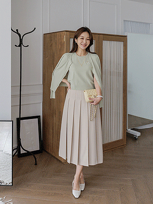 爱丽丝针织开衫套装