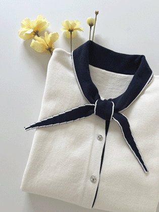 Rael 围巾叠穿开衫