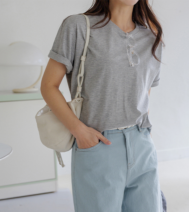 基础款莫代尔短袖T恤