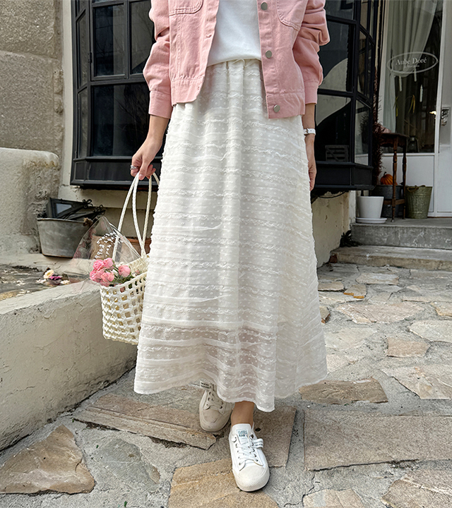 苏菲圆点蕾丝裙