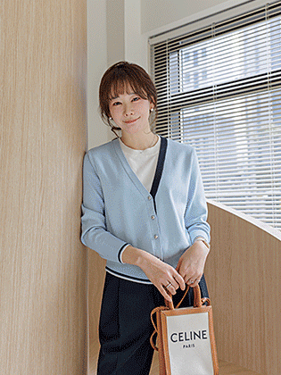 雷诺阿层叠针织衫