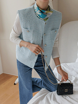 罗莎琳花呢背心