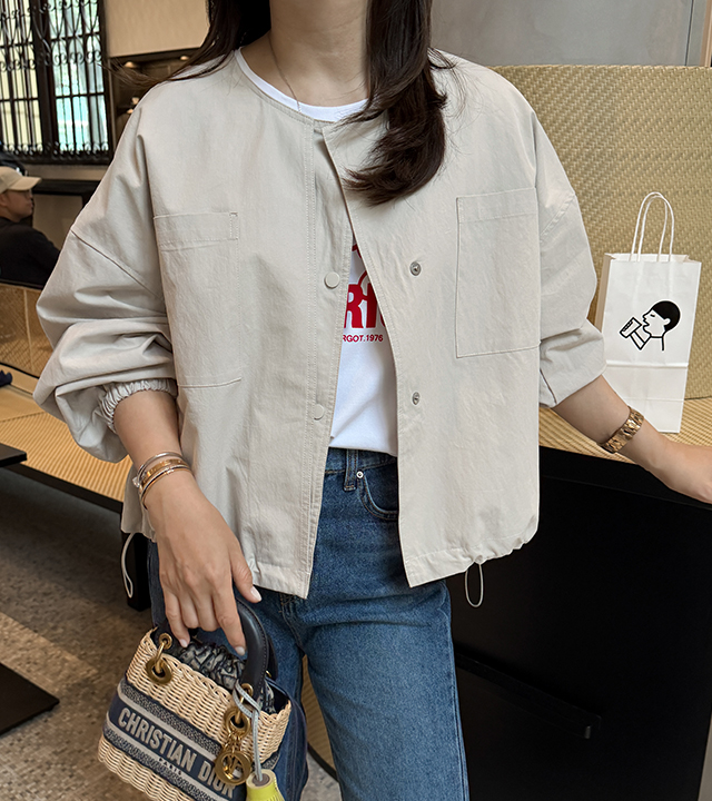 聆听独特的圆形夹克