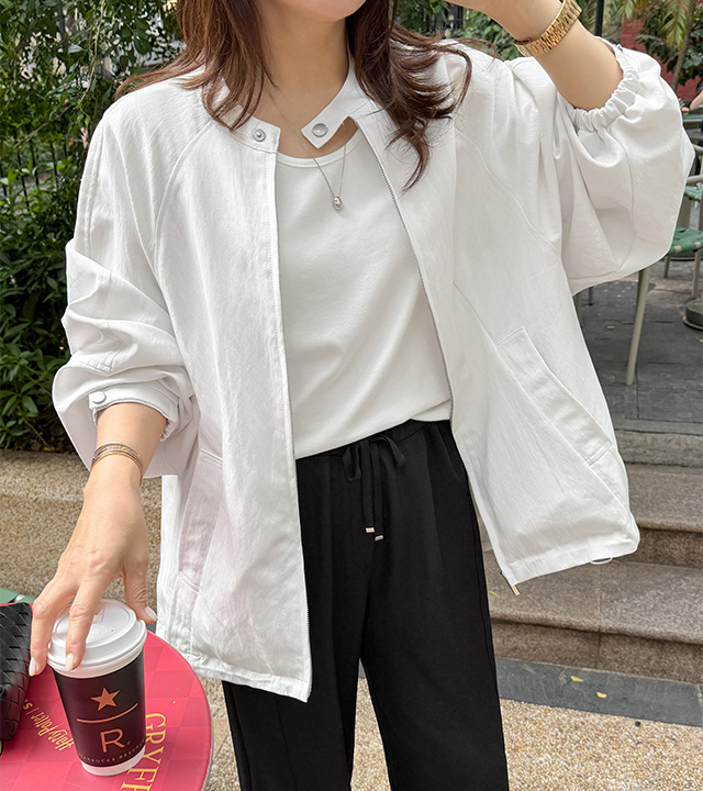 茧型气球修身半套头衫