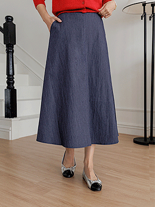 艾莉牛仔布风格蓬蓬裙