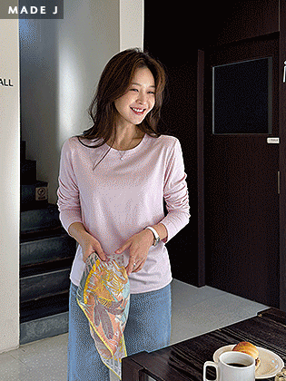 [MADE] 柔滑莫代尔长袖T恤