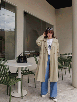 赫维赛德搭扣风衣