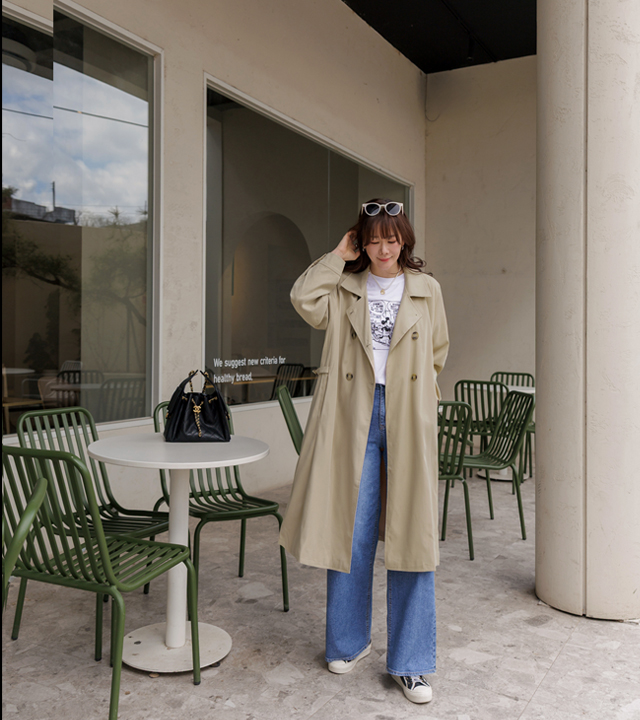 赫维赛德搭扣风衣